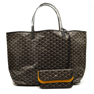 PRE-ORDER NEW GOYARD Goyardine Saint Louis GM Black