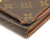 USED Louis Vuitton Monogram Porte-Monnaie Tresor Wallet