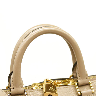 Louis Vuitton  Empreinte Monogram Giant Speedy Bandouliere 25 Tourterelle
