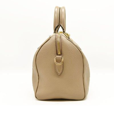 Louis Vuitton  Empreinte Monogram Giant Speedy Bandouliere 25 Tourterelle