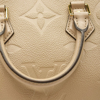 Louis Vuitton  Empreinte Monogram Giant Speedy Bandouliere 25 Tourterelle