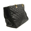 CHANEL  Caviar Quilted XL Grand Shopping Tote GST Black