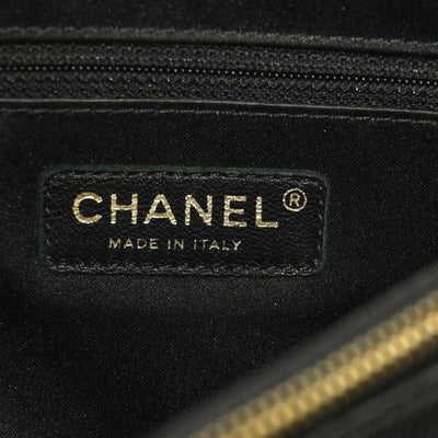 CHANEL  Caviar Quilted XL Grand Shopping Tote GST Black