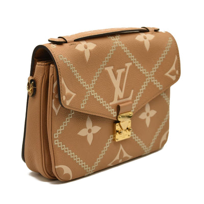 LOUIS VUITTON  Empreinte Monogram Giant Broderies Pochette Metis Arizona