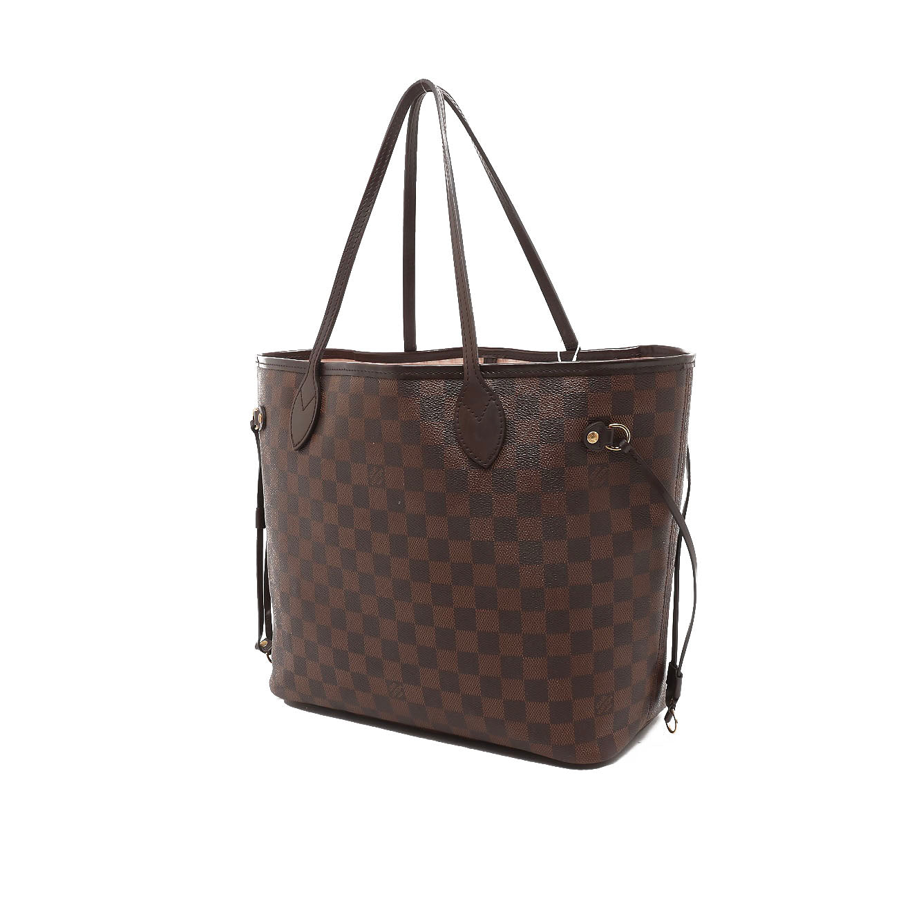 PRE ORDER Louis Vuitton Damier Ebene Neo Neverfull MM Rose Ballerine MyDesignerly