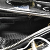 PRE-ORDER Christian Dior  Crinkled Patent Cannage Large Lady Dior Black