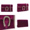 Gucci Velvet Super Mini Dionysus Shoulder Bag Fuchsia Violet Cyclamen