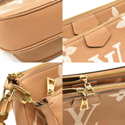 Louis Vuitton Empreinte Monogram Giant Multi Pochette Accessories Arizona Creme