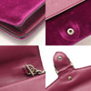 Gucci Velvet Super Mini Dionysus Shoulder Bag Fuchsia Violet Cyclamen