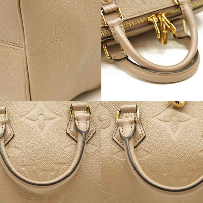Louis Vuitton  Empreinte Monogram Giant Speedy Bandouliere 25 Tourterelle