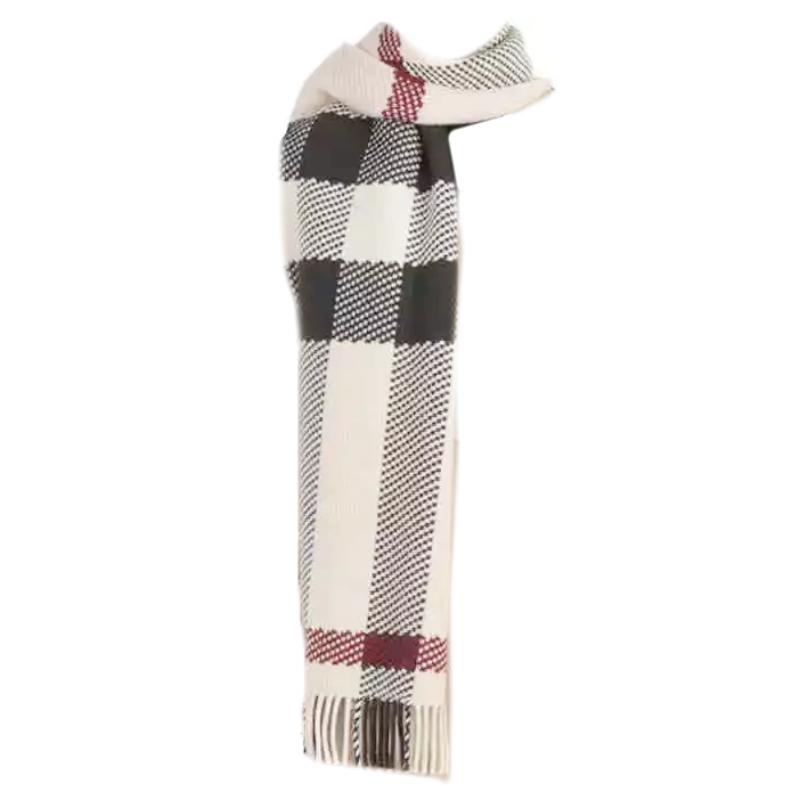 Burberry stone check scarf best sale