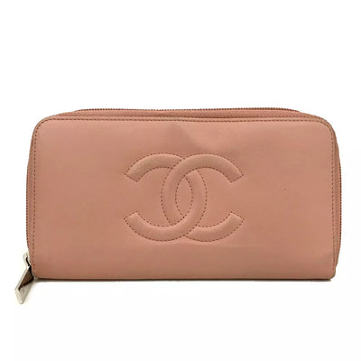 PRE-ORDER  Chanel Large Timeless CC Zip Around Wallet Pink