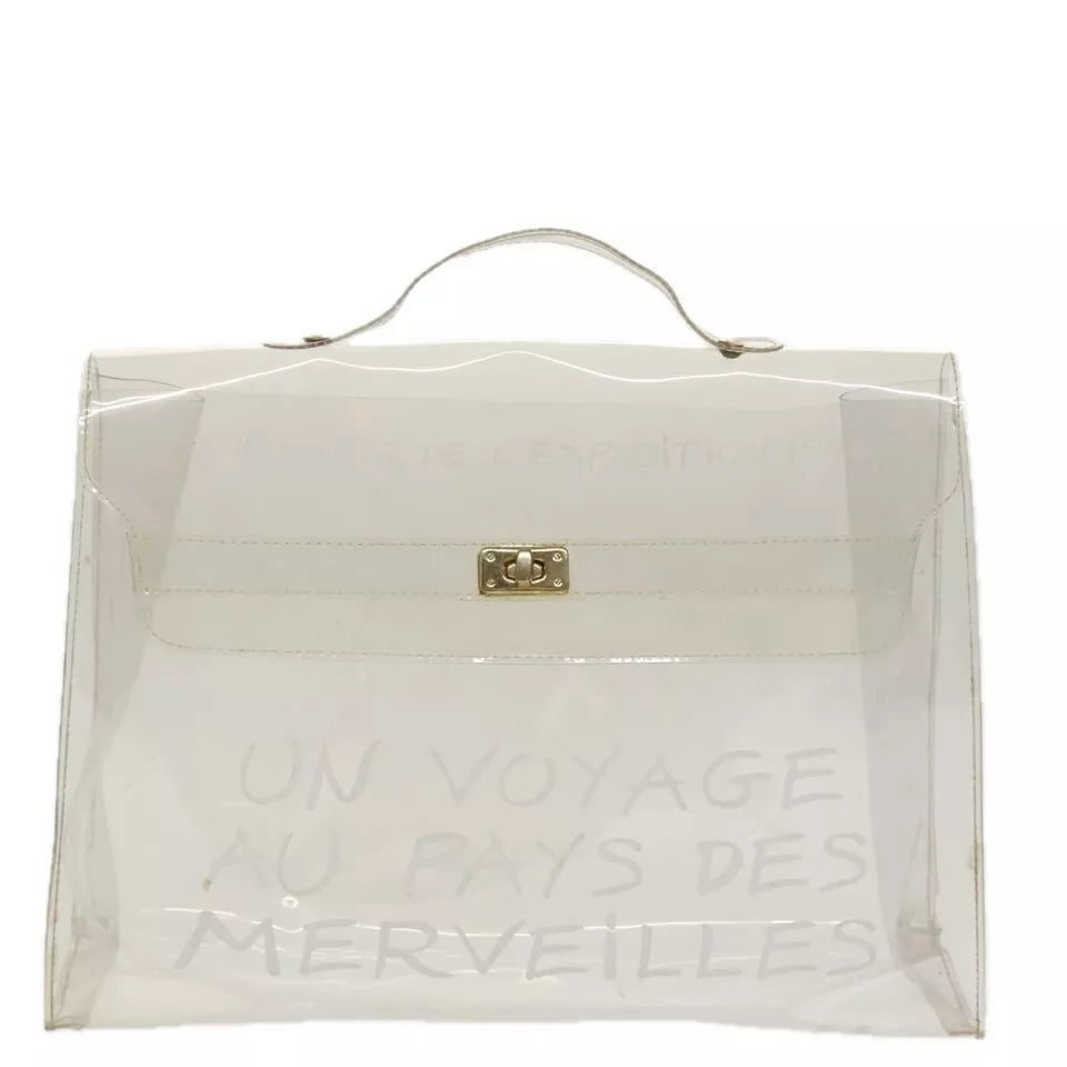 PRE-ORDER  Hermes  Vinyl Souvenir De L'Exposition Kelly Transparent