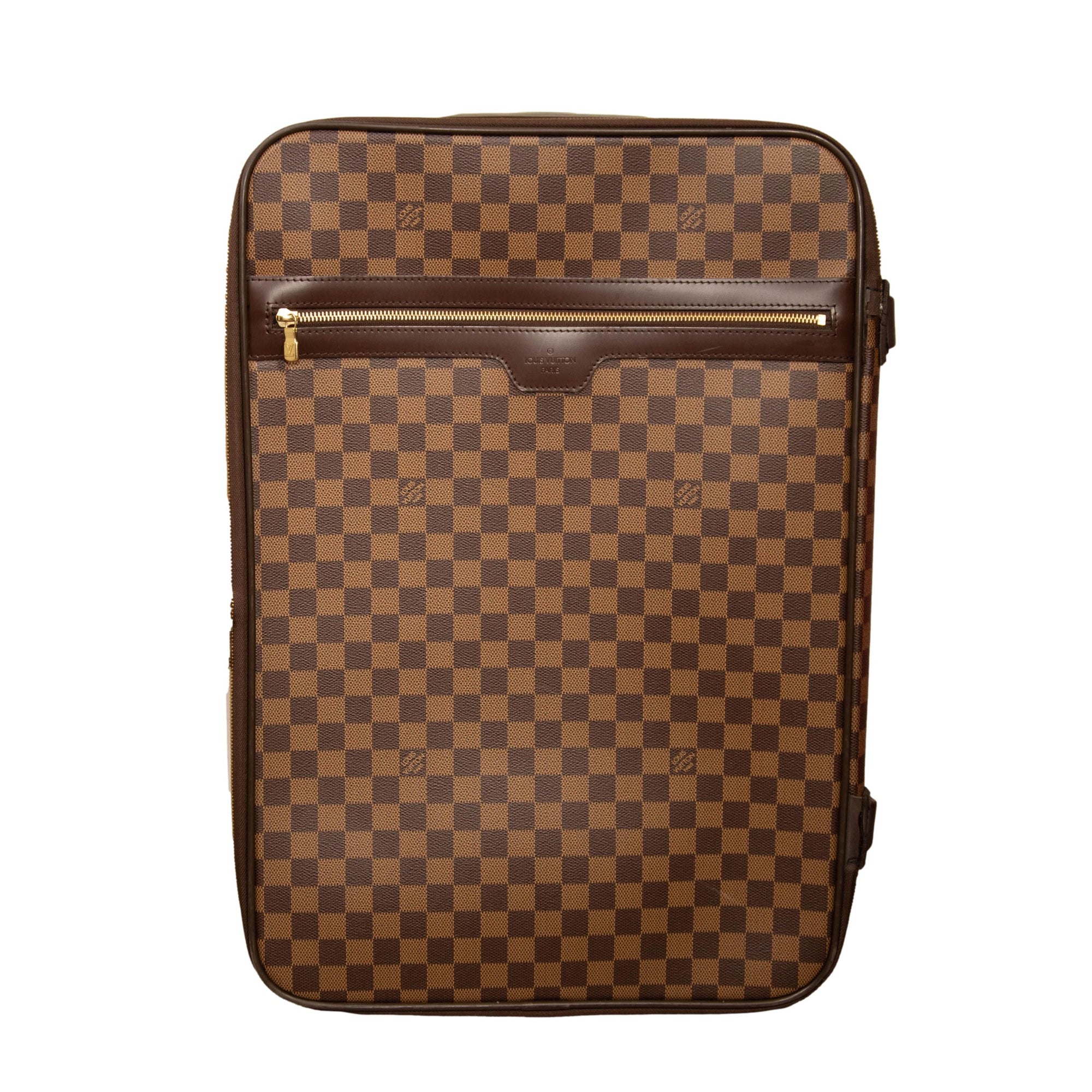 LOUIS VUITTON Damier Ebene Pegase 55 Business Suitcase Travel Bag - Sa