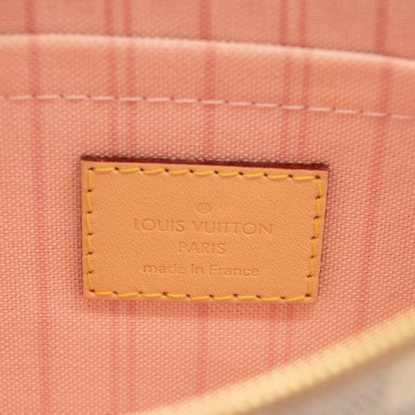 2019 Louis Vuitton Damier Azur Neverfull mm GM Pochette Ms1199