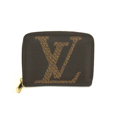 LOUIS VUITTON Monogram Giant Zippy Coin Purse MICROCHIPPED