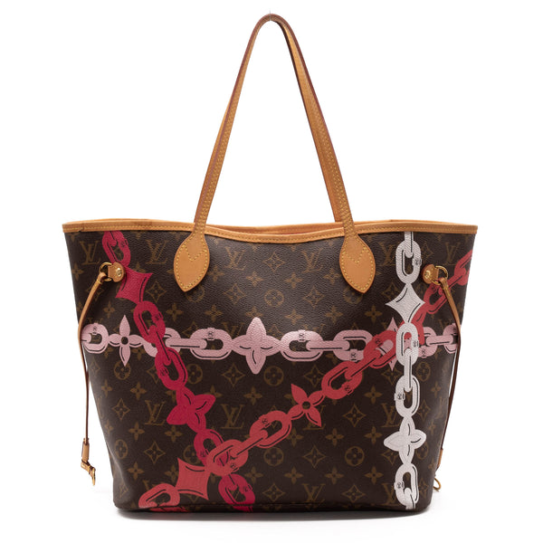 Louis Vuitton Monogram Escale Neverfull MM GM Pochette Red - MyDesignerly