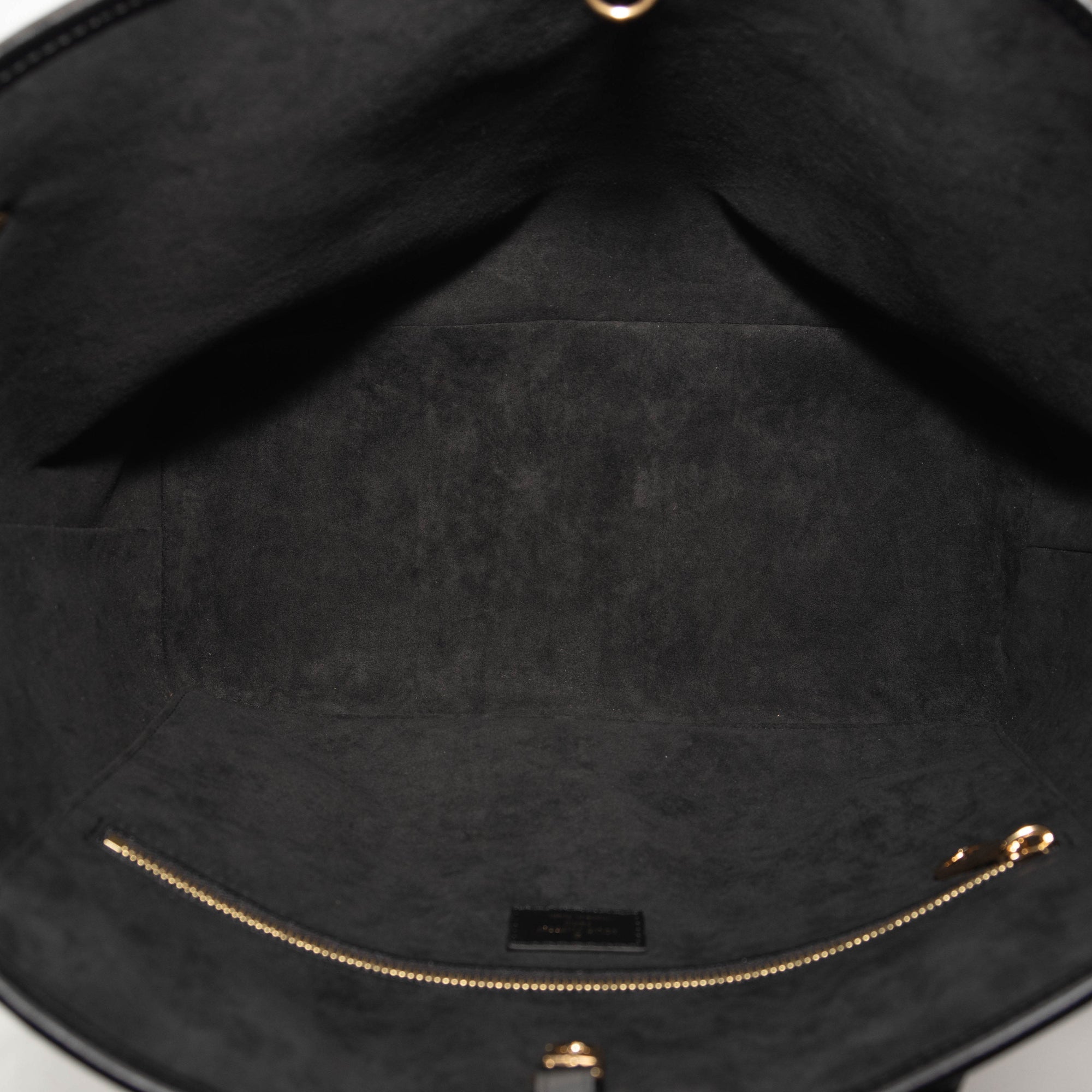 Louis Vuitton Empreinte Creme Black Neverfull MM Broderies Giant
