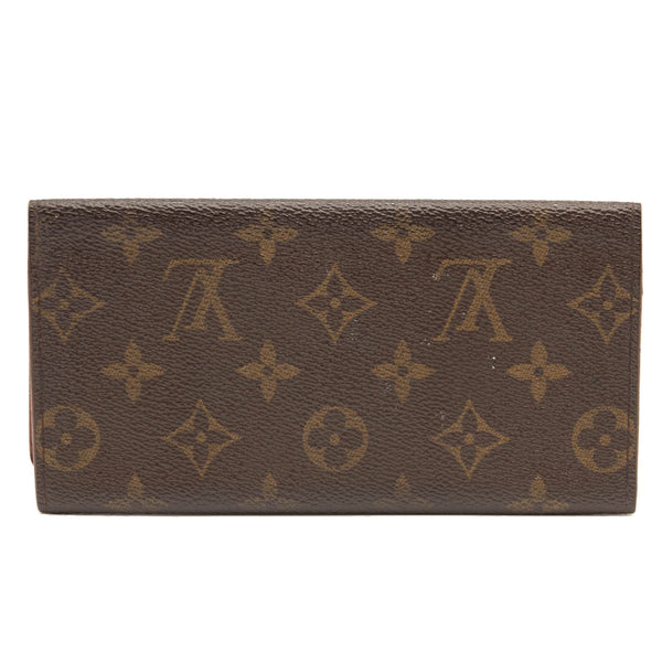 LOUIS VUITTON Credit Wallet Pre Loved Monogram Canvas Porte Yen 3 Cart