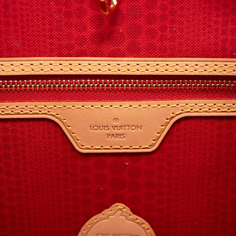 Louis Vuitton Red x Pink x Orange Monogram Giant Neverfull MM Tote