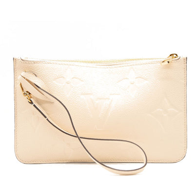 Louis Vuitton Neverfull Empreinte MM Cream in Leather with Gold