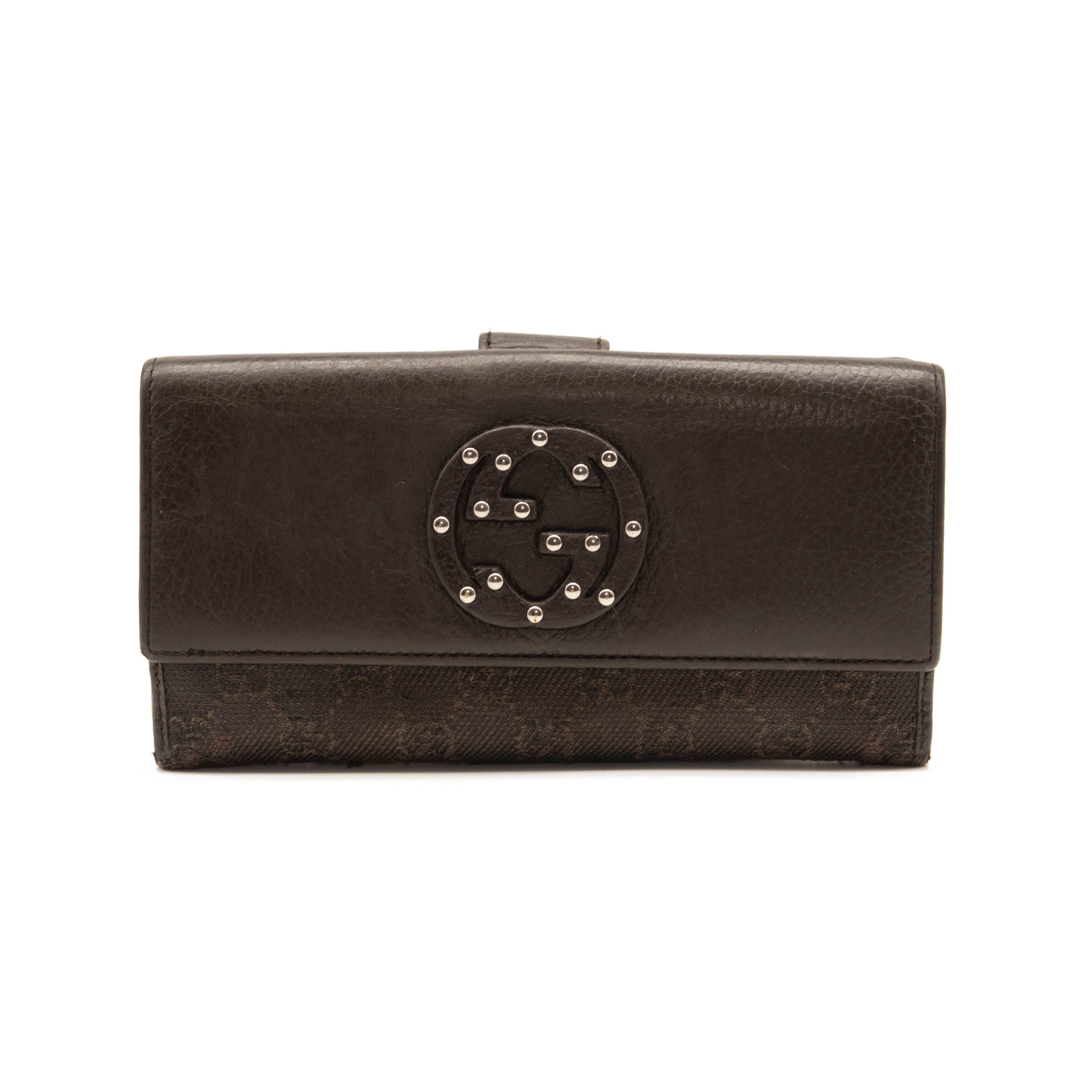 Gucci GG Interlocking Continental Leather Wallet