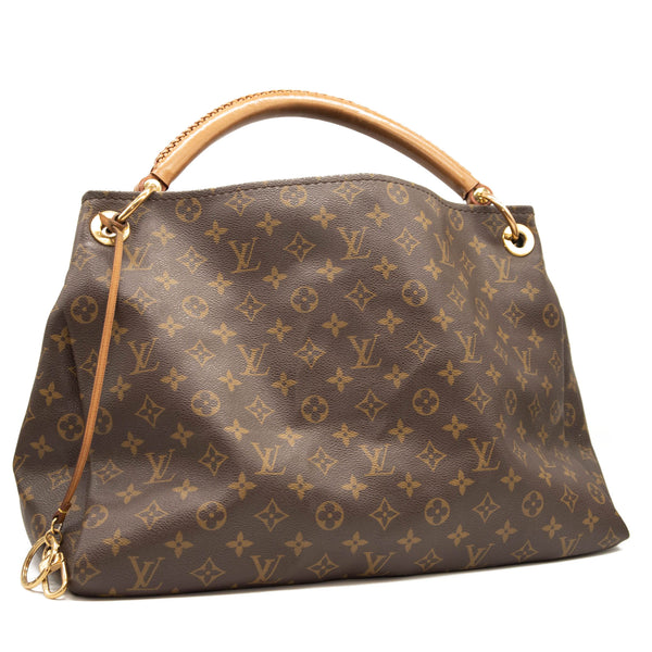 Sold at Auction: Louis Vuitton Artsy - Leather - Cream Bag - Hobo