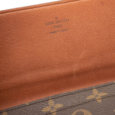 Used Louis Vuitton Monogram Porte Yen 3 Cartes Credit Wallet CA0946 1996