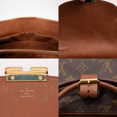 Louis Vuitton, Camel Olympe Monogram Canvas Bag, rubberi…