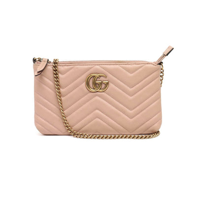 Gucci woman marmont chain WOC bag GG buckle
