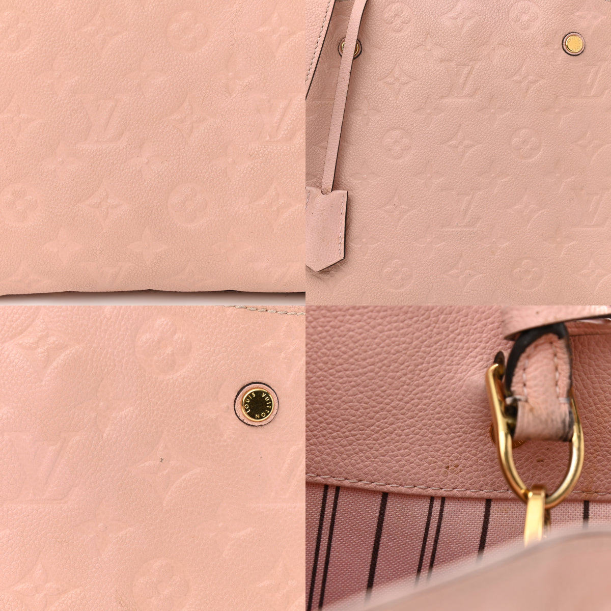 louis vuitton tote with pink