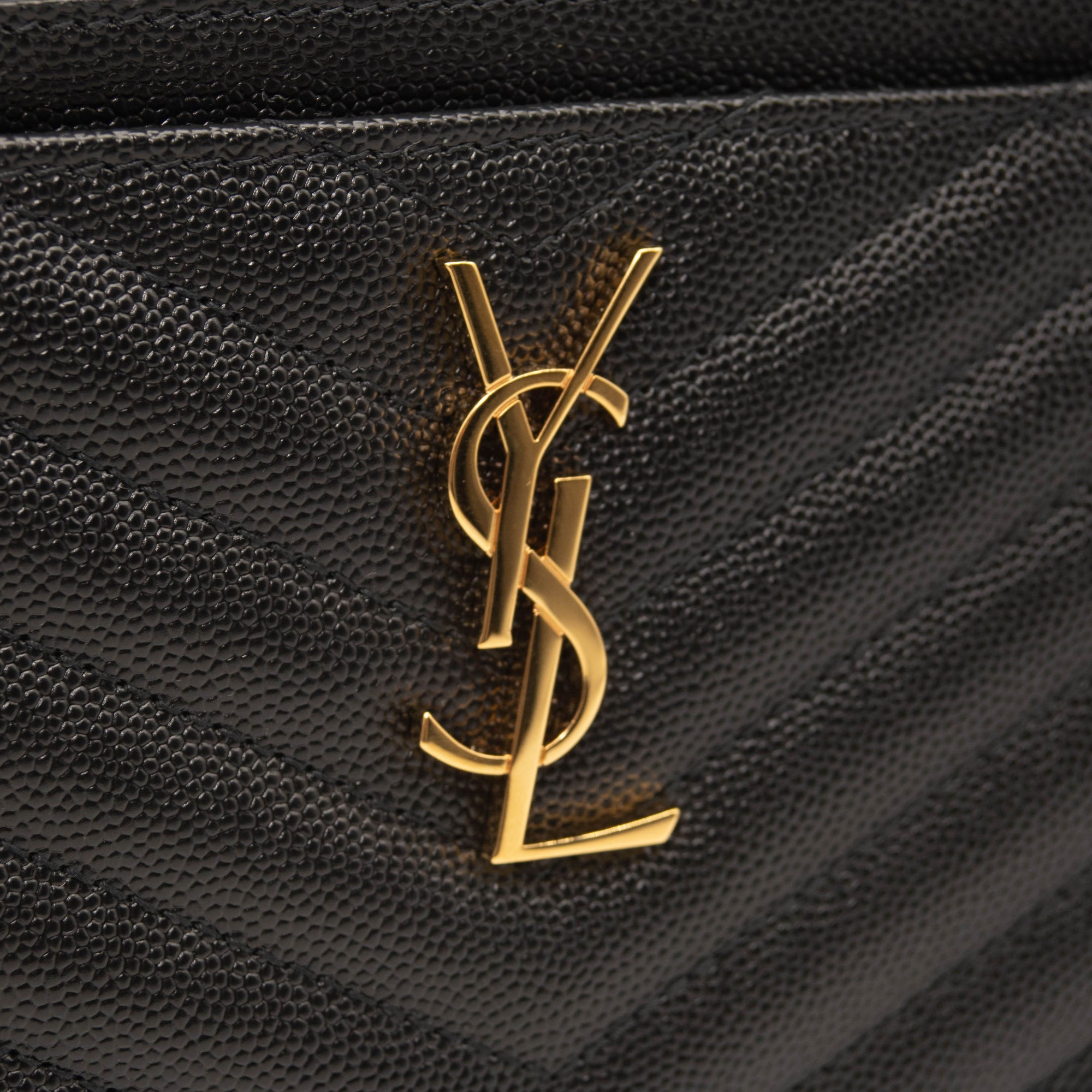 Saint Laurent Quilted Leather Pouch | Harrods DE