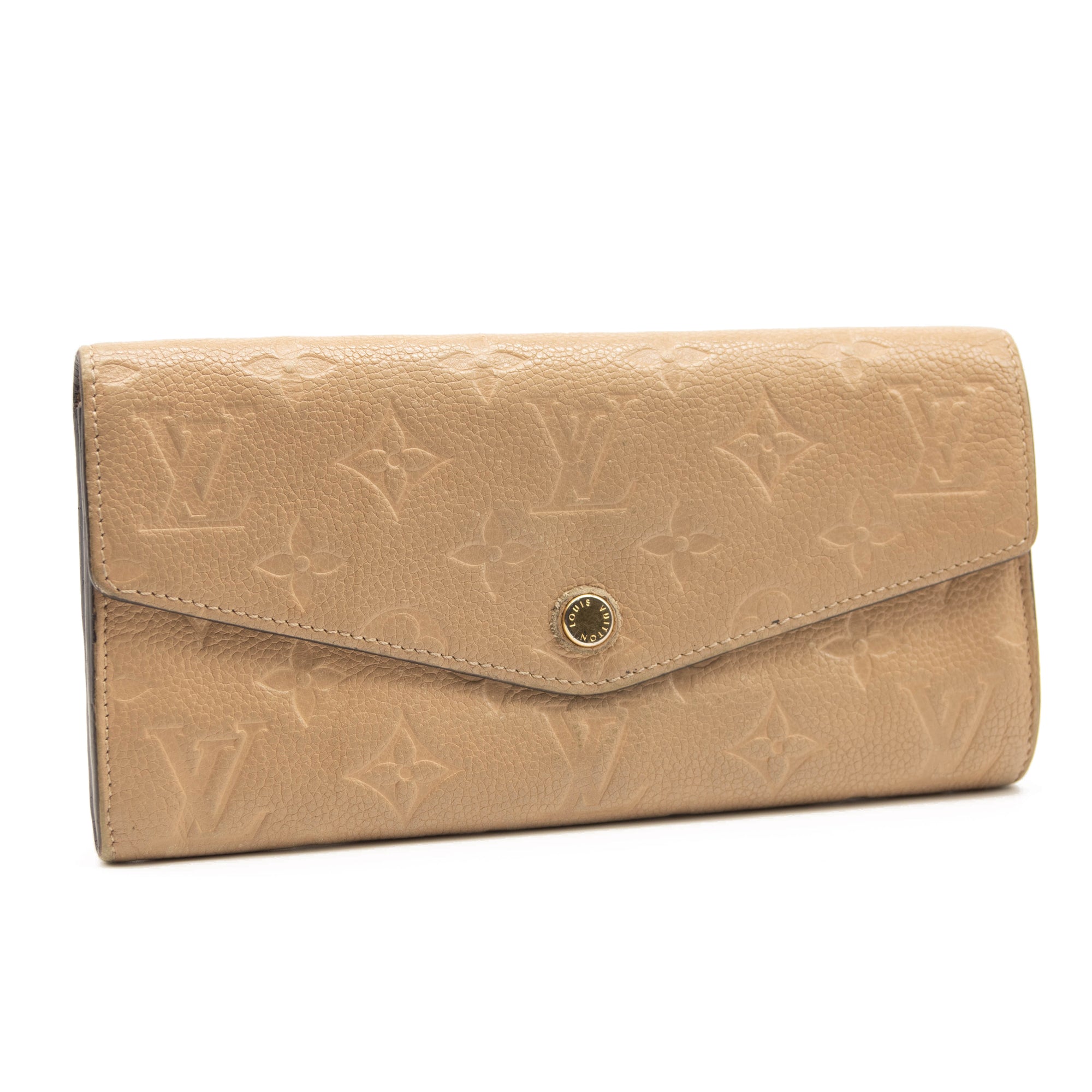 Louis Vuitton Curieuse Monogram Empreinte Leather Snap Wallet on SALE