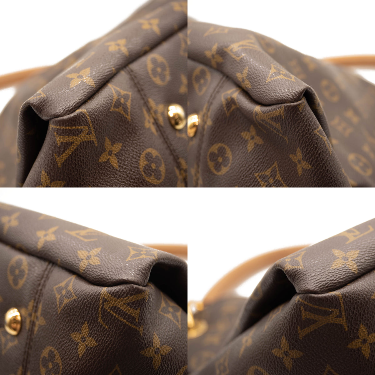 Used louis vuitton neverfull mm / LARGE - LEATHER