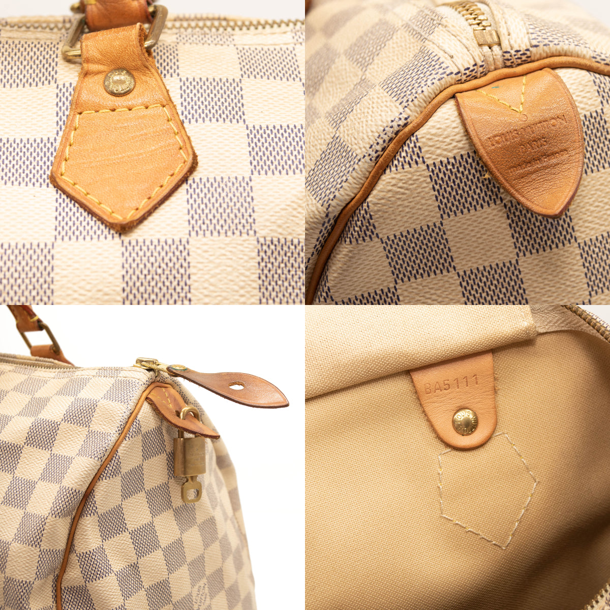 Louis Vuitton, Bags, Louis Vuitton Speedy 35 Damier Azur