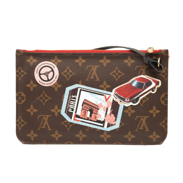 Louis Vuitton Green And Brown Monogram Tahitienne Coated Canvas