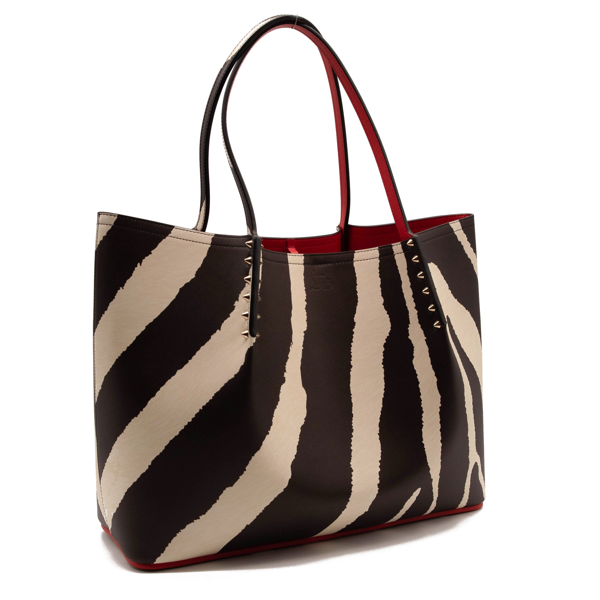 Christian Louboutin Mini Cabarock Leopard Tote Bag