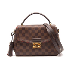 Louis Vuitton Damier Croisette Way Bag Handbag Shoulder Ebene