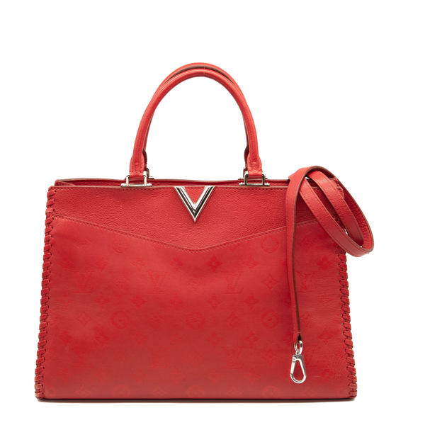Louis Vuitton Tri Color Leather Monogram Very Zipped Bag