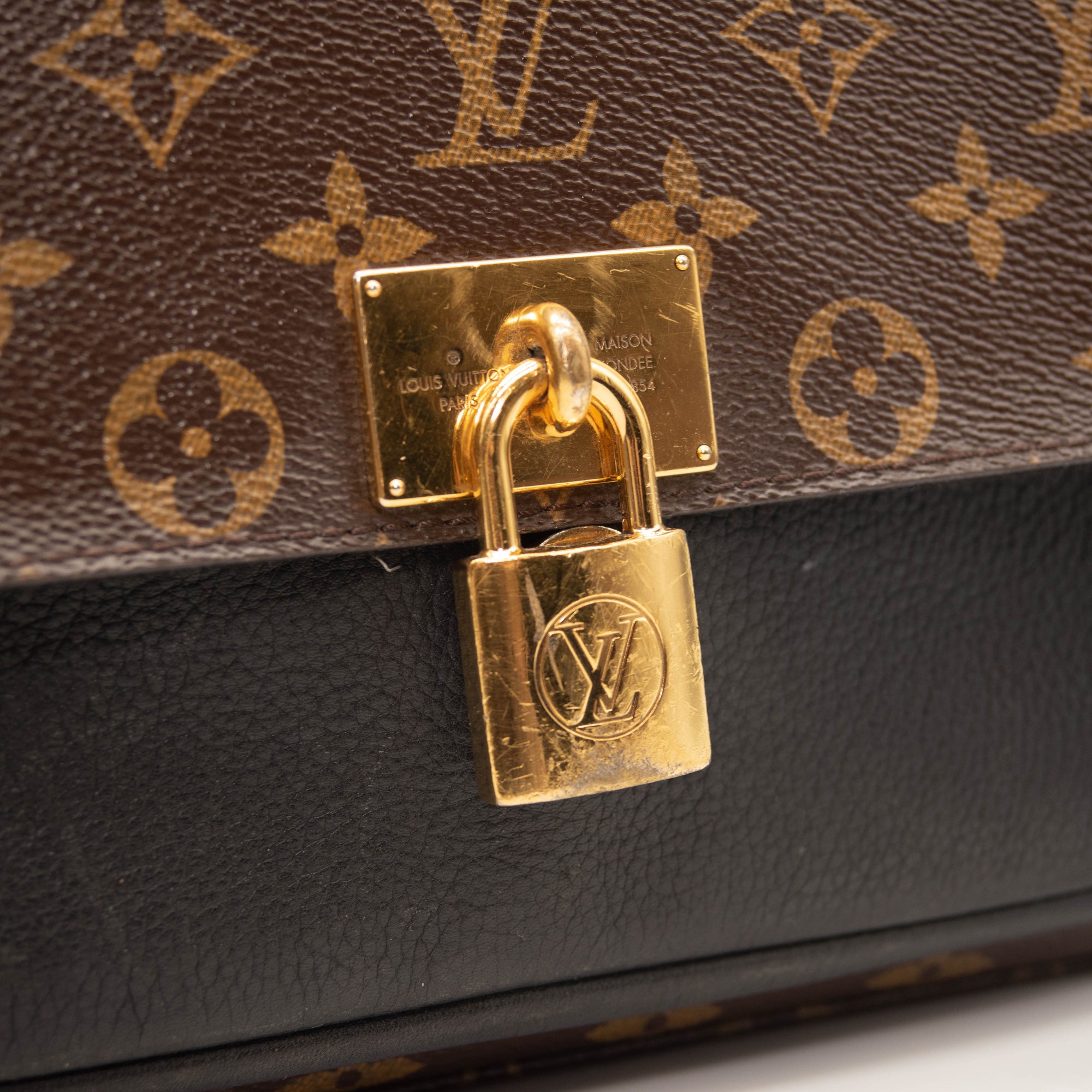 Louis Vuitton, Bags, Louis Vuitton Marignan Monogram Lock Satchel