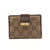 Gucci Supreme Canvas GG Monogram Compact Wallet Brown