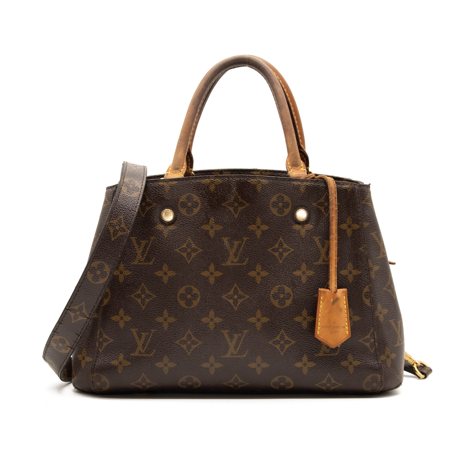 Louis Vuitton Monogram Montaigne BB - Brown Shoulder Bags, Handbags -  LOU800753