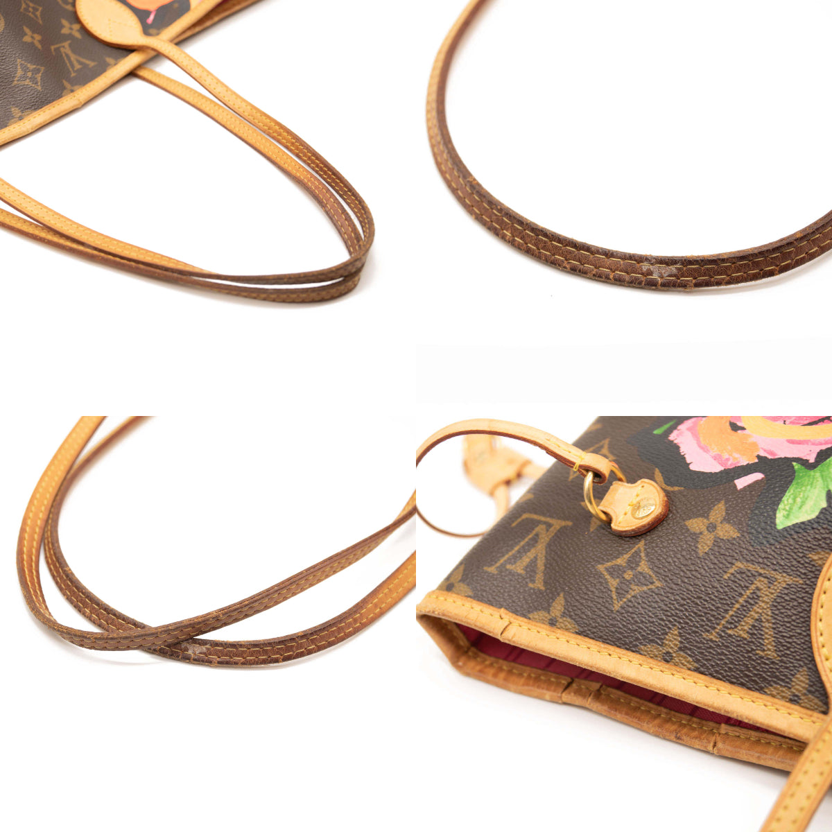 Louis Vuitton Monogram Roses Neverfull MM Tote SD4088 - MyDesignerly