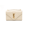 NEW Saint Laurent Monogram Small Envelope Leather Wallet On Chain Mixed Matelasse