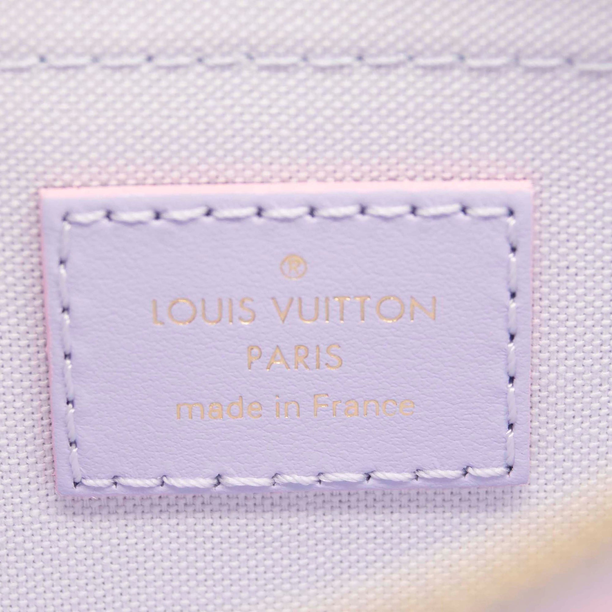 Louis Vuitton Black Pink Monogram Fall for You Neverfull Pochette