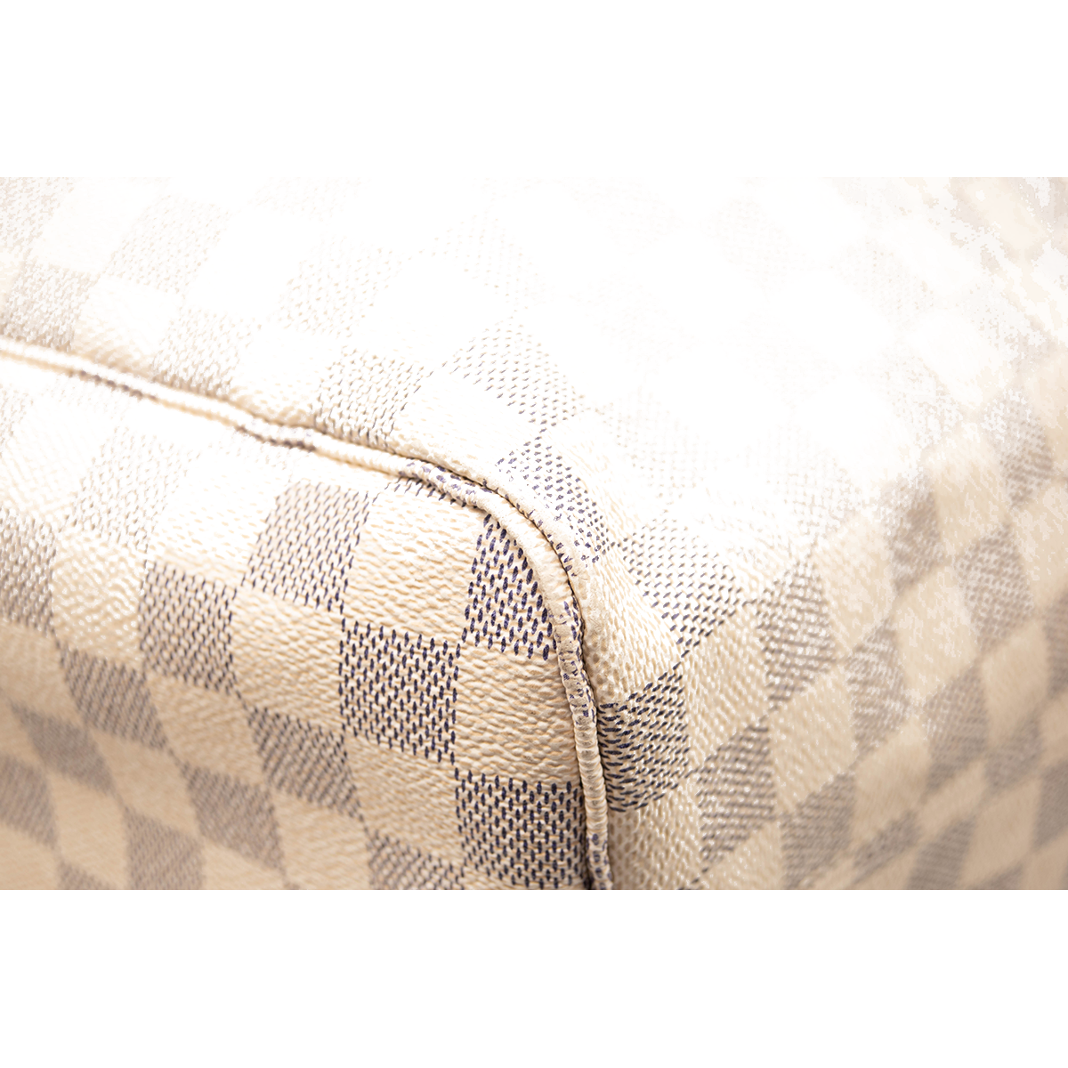 Louis Vuitton Damier Azur Hampstead Tote Bag color white used from japan  TES20