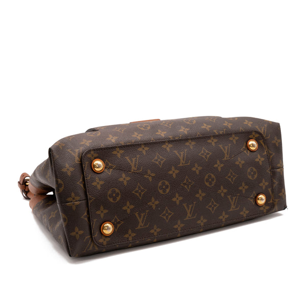 Louis Vuitton Camel Olympe Monogram Canvas Leather Hand Shoulder Bag Brown  Beige ref.674134 - Joli Closet