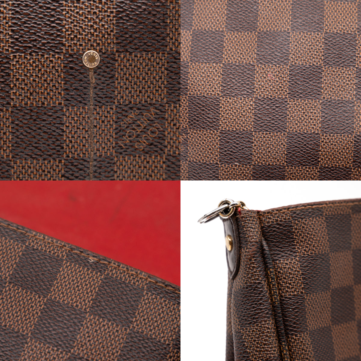 Louis Vuitton Pre-loved LOUIS VUITTON Ink and black checkerboard