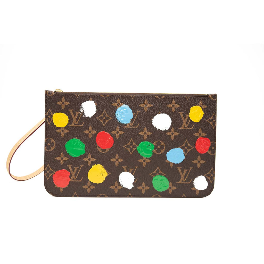 NEW Louis Vuitton Neverfull Pochette Yayoi Kusama Painted Dots Monogra -  MyDesignerly