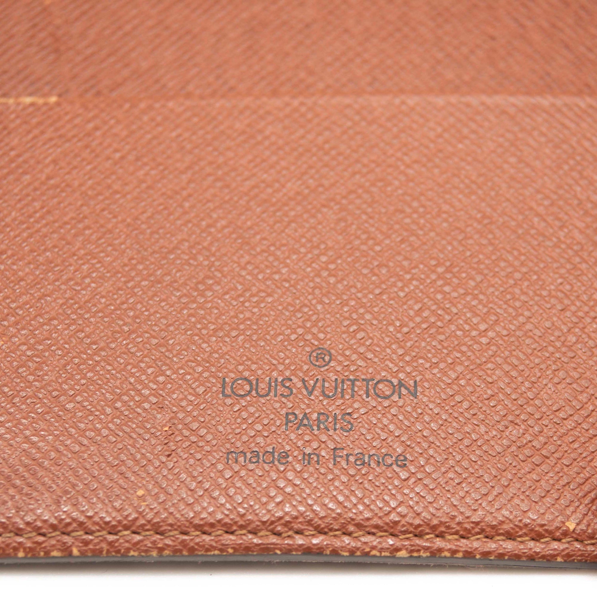 Louis Vuitton Vintage Monogram Canvas Medium Ring Agenda Cover
